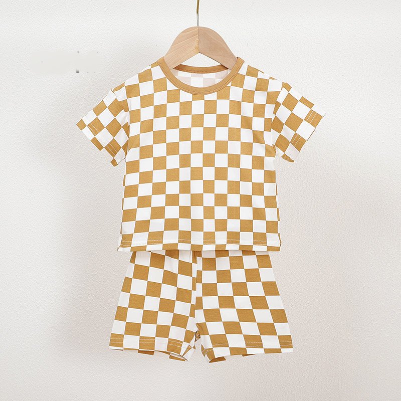Bamboo Checkered Baby Set BS200