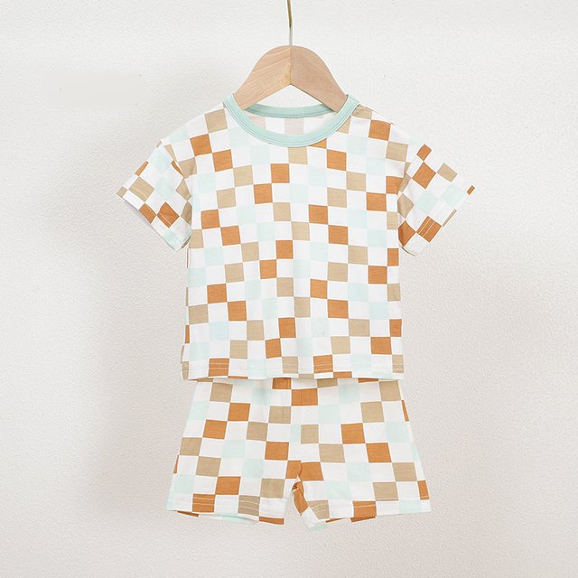 Bamboo Checkered Baby Set BS200 view 2