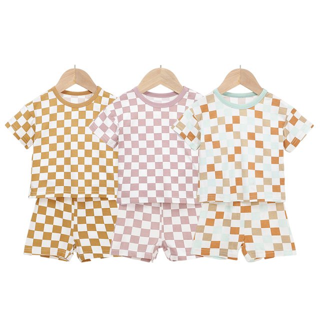 Bamboo Checkered Baby Set BS200 view 4