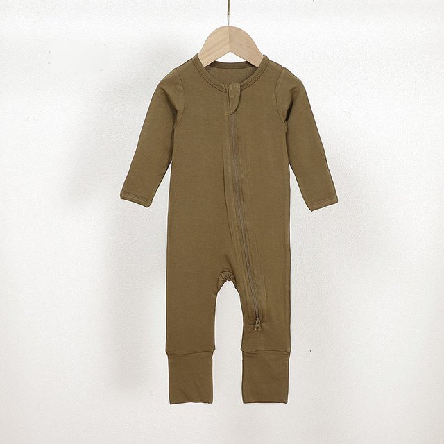 Bamboo Zip Sleepsuit BR161 by Aston Garment