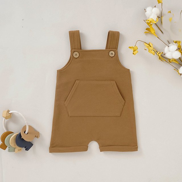 Baby Dungaree Shorts BL21F view 2