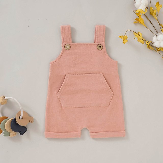 Baby Dungaree Shorts BL21F view 4