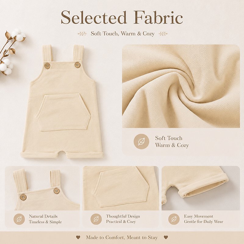 Baby Dungaree Shorts BL21F — view 8