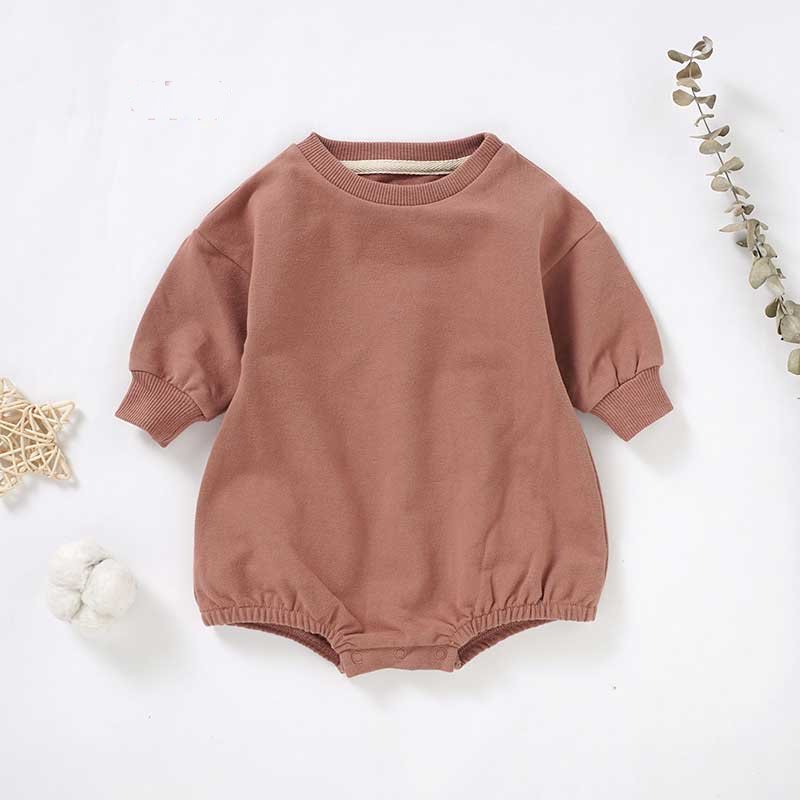 French Terry Bubble Romper BB37F — view 6
