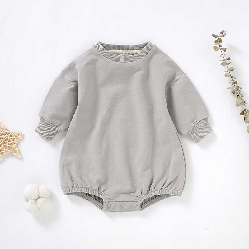 French Terry Bubble Romper BB37F — view 7