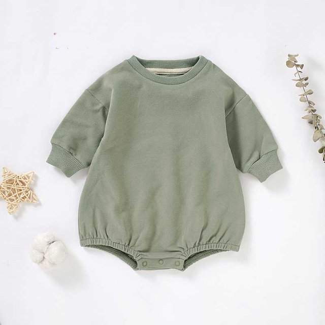 French Terry Bubble Romper BB37F view 8