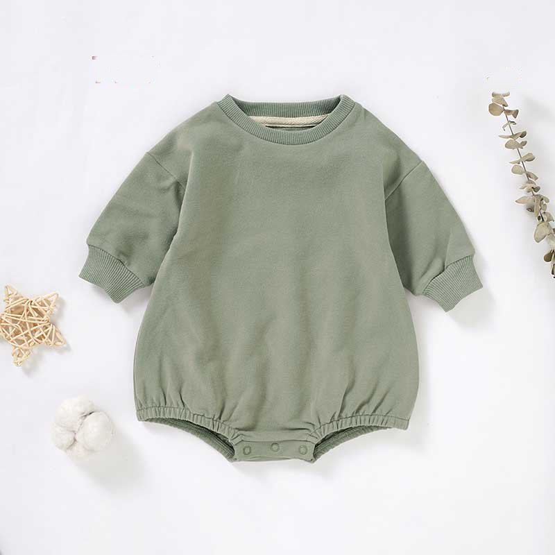 French Terry Bubble Romper BB37F — view 8