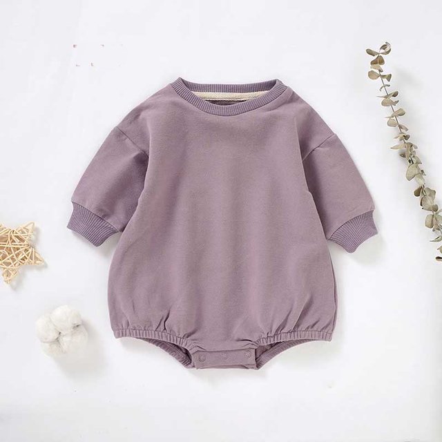French Terry Bubble Romper BB37F view 9