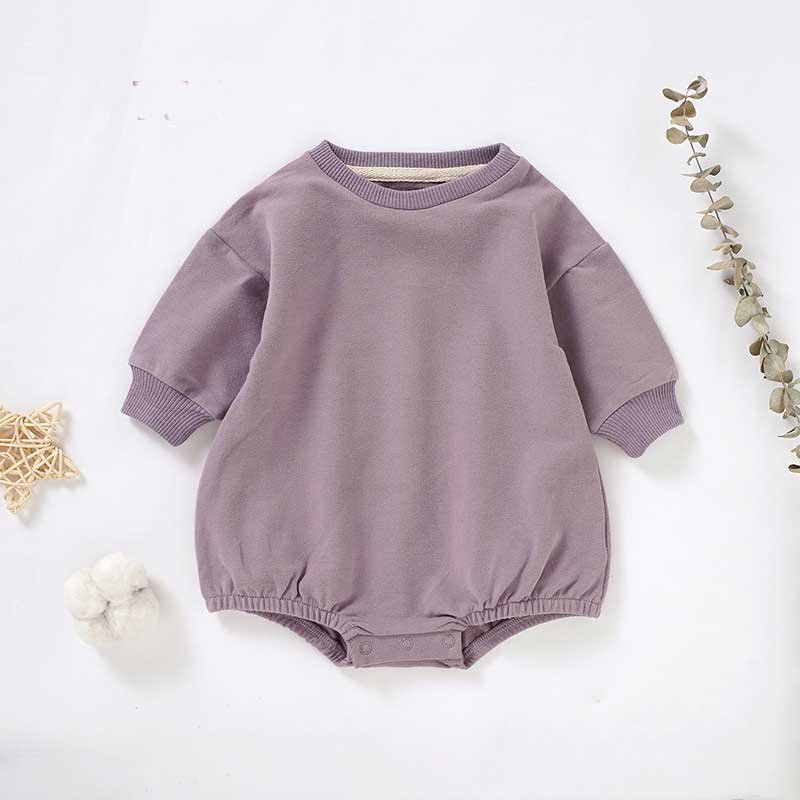 French Terry Bubble Romper BB37F — view 9