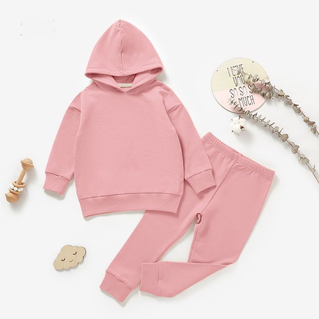 French Terry Hoodie & Jogger Set BS111 by Aston Garment