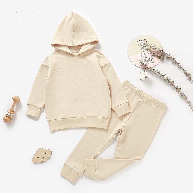 French Terry Hoodie & Jogger Set BS111 view 2