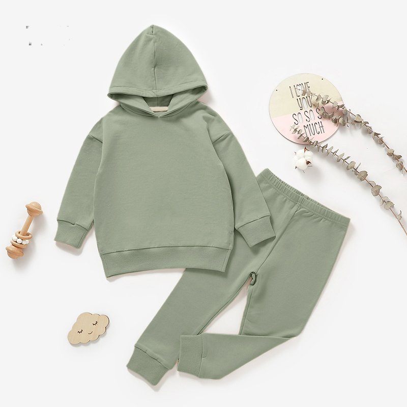 French Terry Hoodie & Jogger Set BS111 — view 5