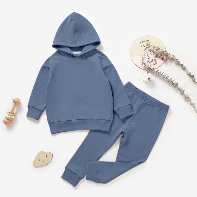 French Terry Hoodie & Jogger Set BS111 view 7