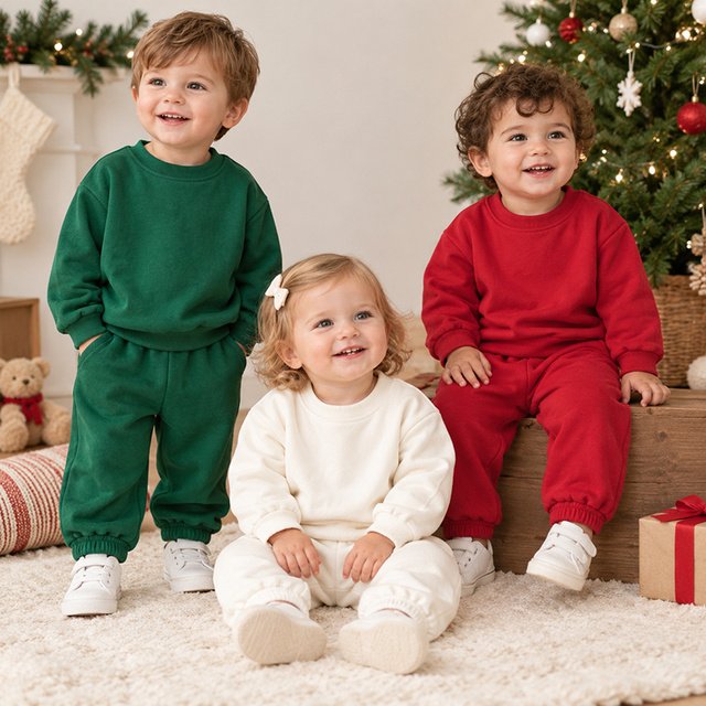 French Terry Sweatshirt & Jogger Set BL95F by Aston Garment