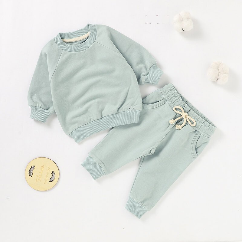 French Terry Sweatshirt & Jogger Set BS48F