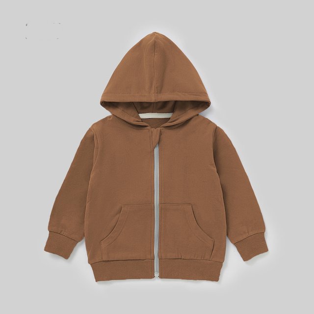 French Terry Zip Hoodie BTS85F view 3