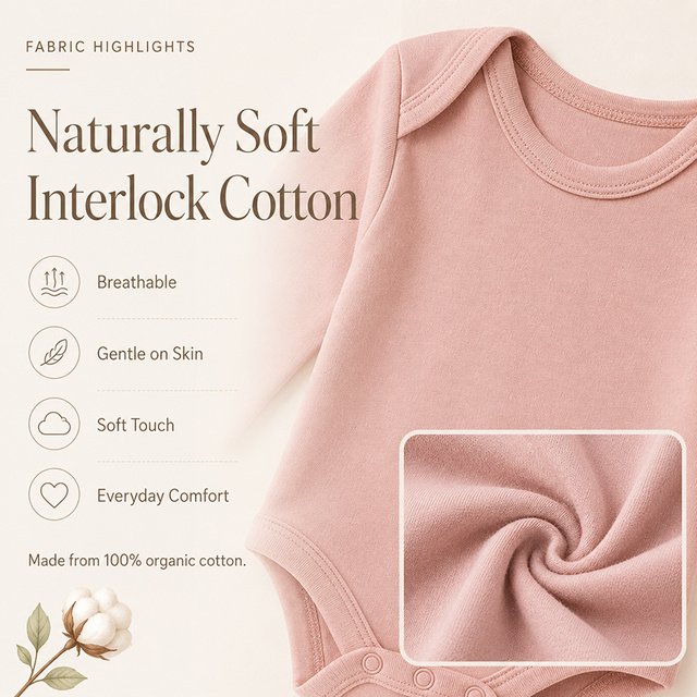 Interlock Baby Bodysuit BB147 view 2