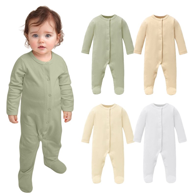 Interlock Footed Sleepsuit BR174 — view 6