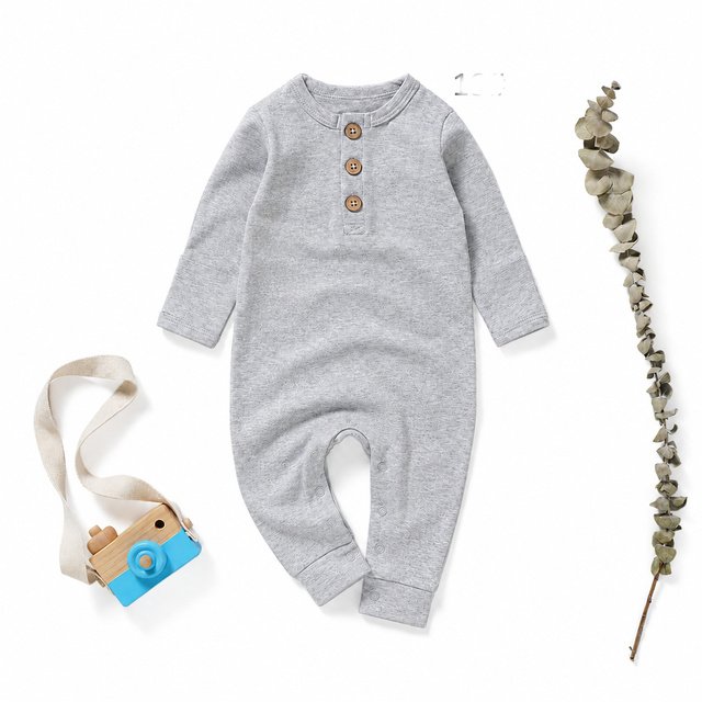 Interlock Henley Romper BR38F view 3