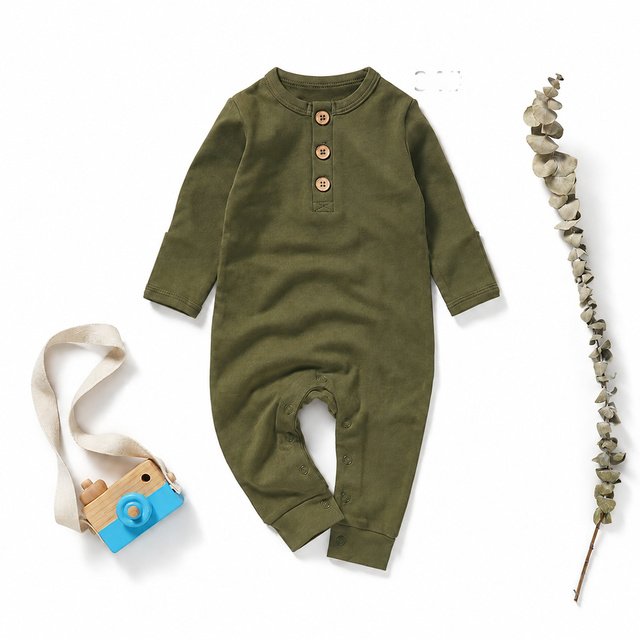 Interlock Henley Romper BR38F view 4
