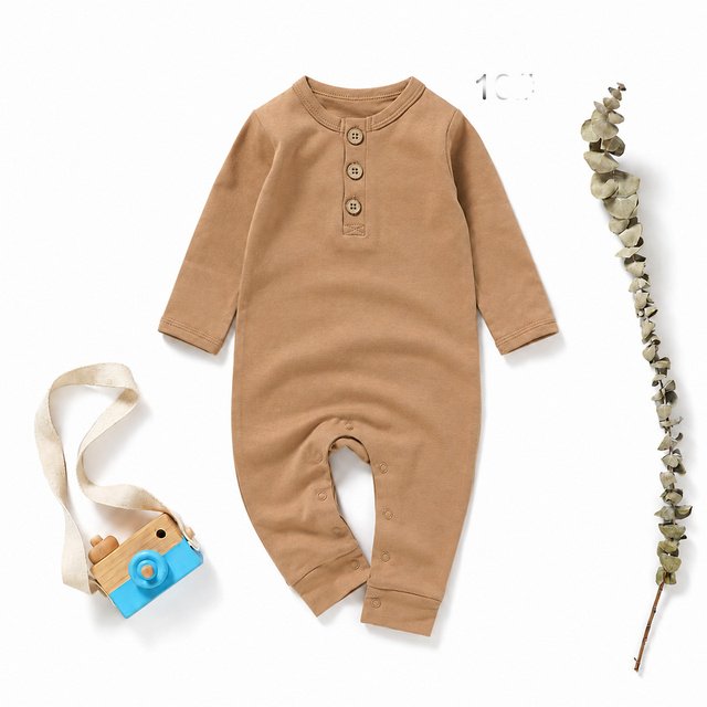Interlock Henley Romper BR38F view 6