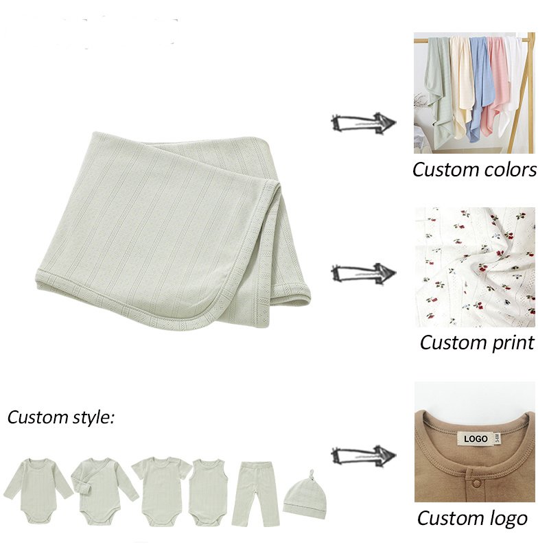 Pointelle Baby Blanket BLA70F — view 7
