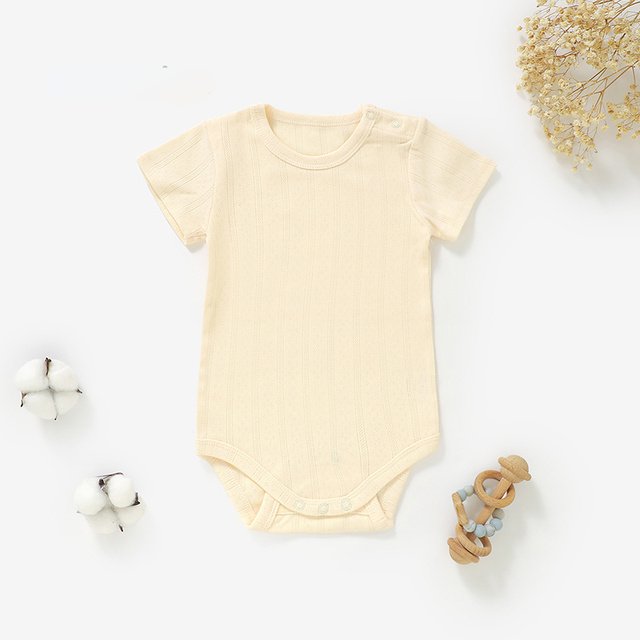 Pointelle Jacquard Bodysuit (Short Sleeve) BB140 view 2