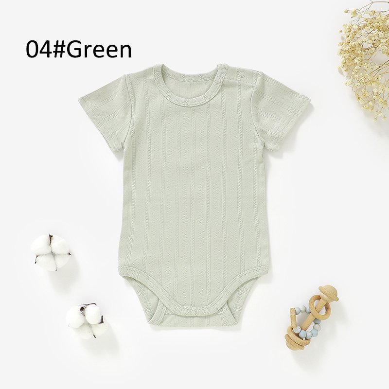 Pointelle Jacquard Bodysuit (Short Sleeve) BB140 — view 5