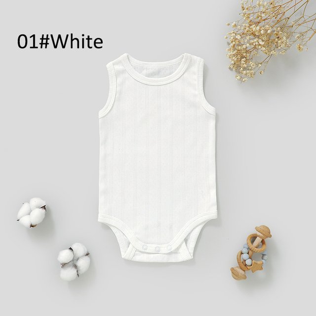 Pointelle Jacquard Bodysuit (Sleeveless) BB139 by Aston Garment