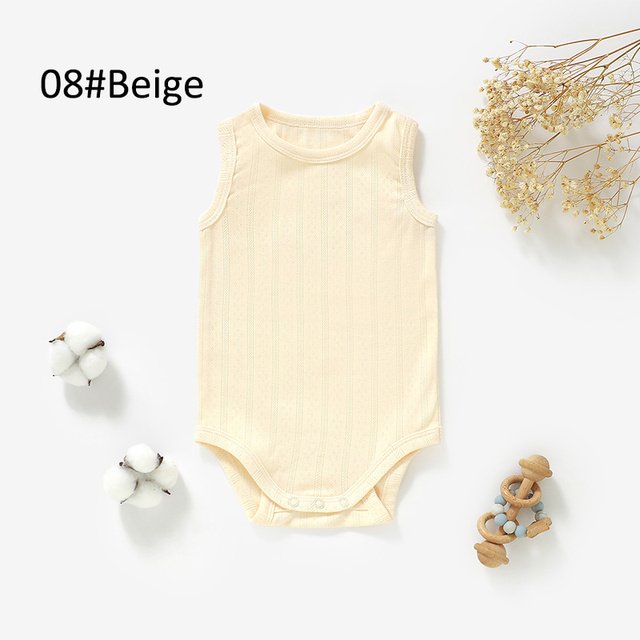 Pointelle Jacquard Bodysuit (Sleeveless) BB139 view 4