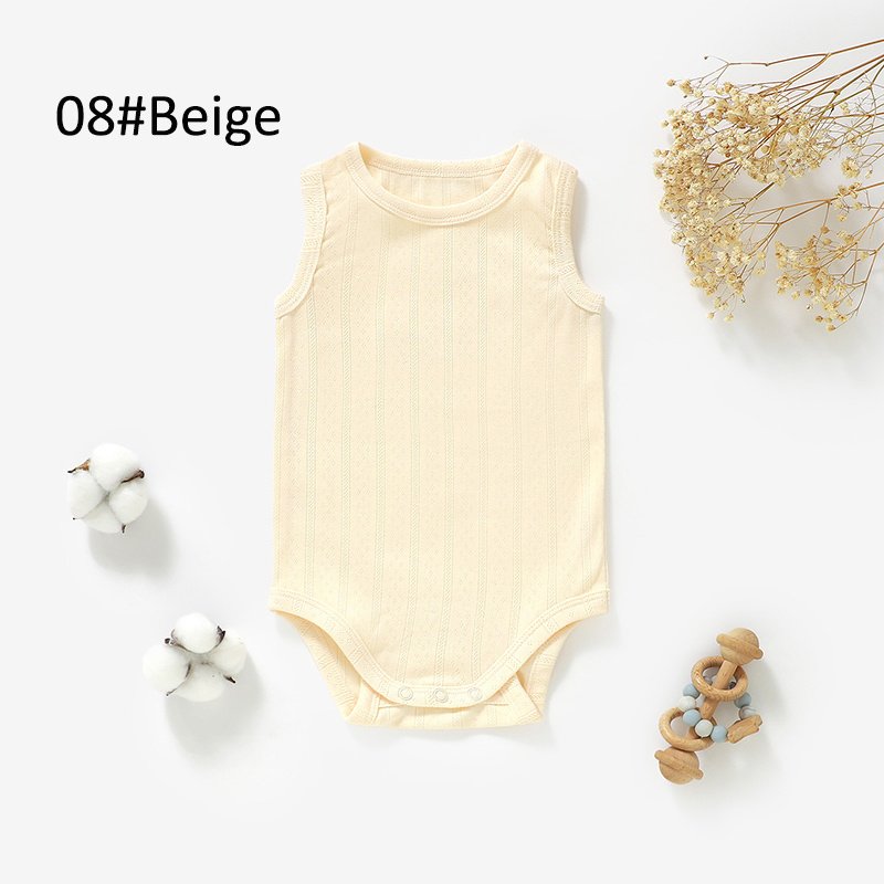 Pointelle Jacquard Bodysuit (Sleeveless) BB139 — view 4