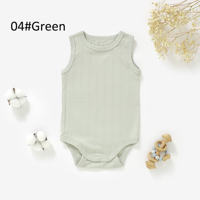 Pointelle Jacquard Bodysuit (Sleeveless) BB139 view 5