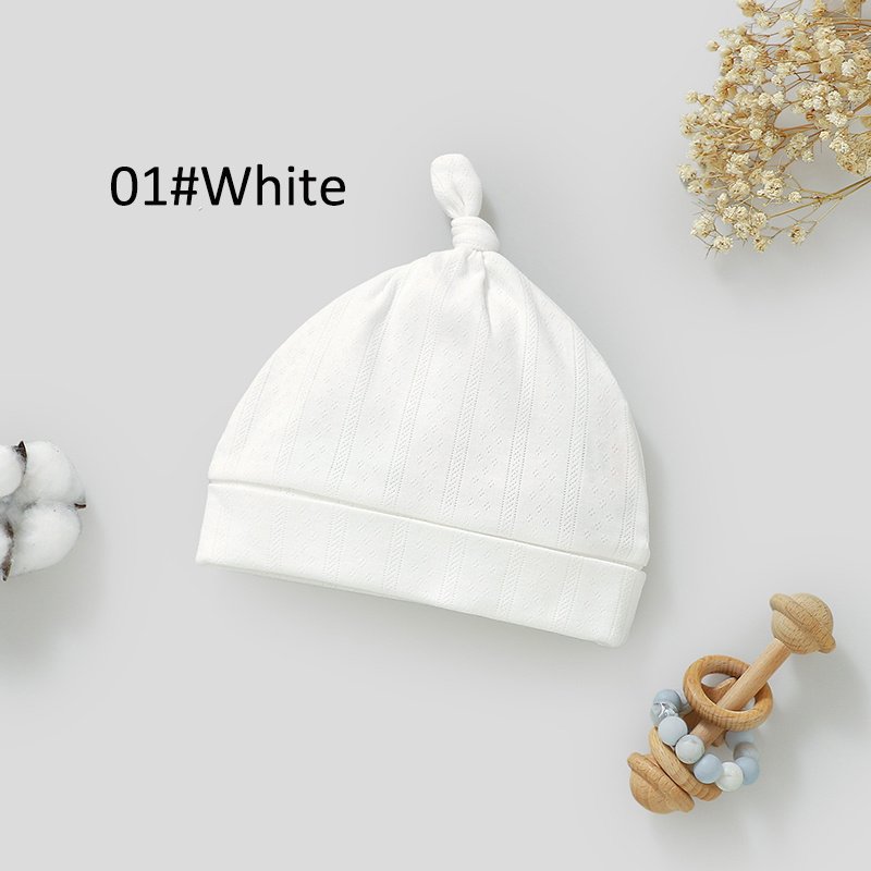 Pointelle Jacquard Knot Hat ABH42F — view 5