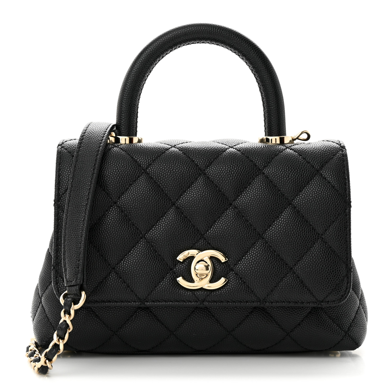 Chanel Extra Mini Coco Handle Flap Black