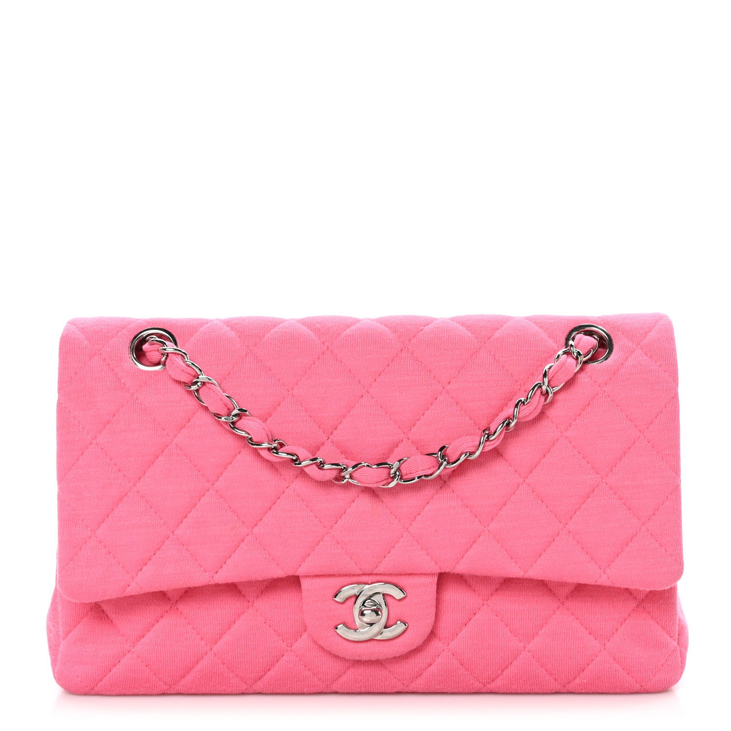 Chanel Medium Double Flap Dark Pink