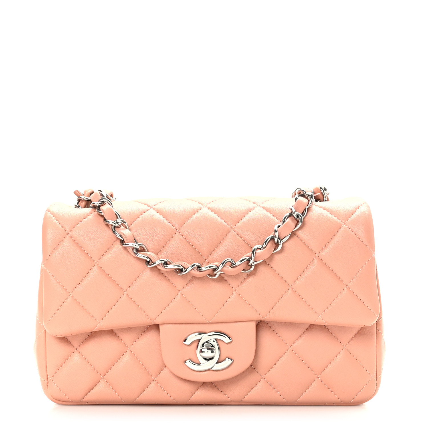 Chanel Mini Rectangular Flap Light Pink