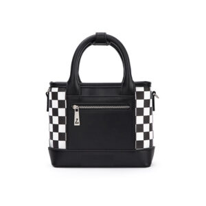 Custom Fashion Women PU Leather Tote Bags Wholesale PW046 Black