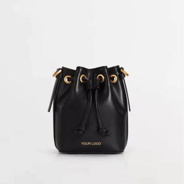 Custom Logo Women Drawstring Bucket Bags G230697