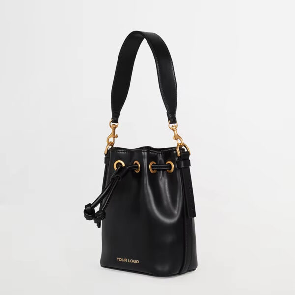 Custom Logo Women Drawstring Bucket Bags G230697