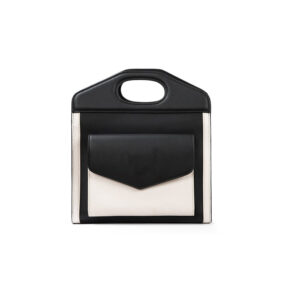 Fashion Women Pocket Mini Leather Tote Bags PW069 Black
