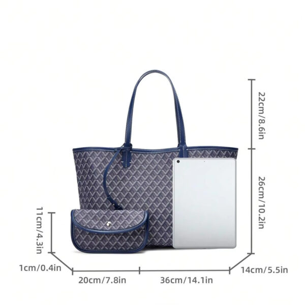 Fashion Women Printed Leather Tote Shopping Bags G230715