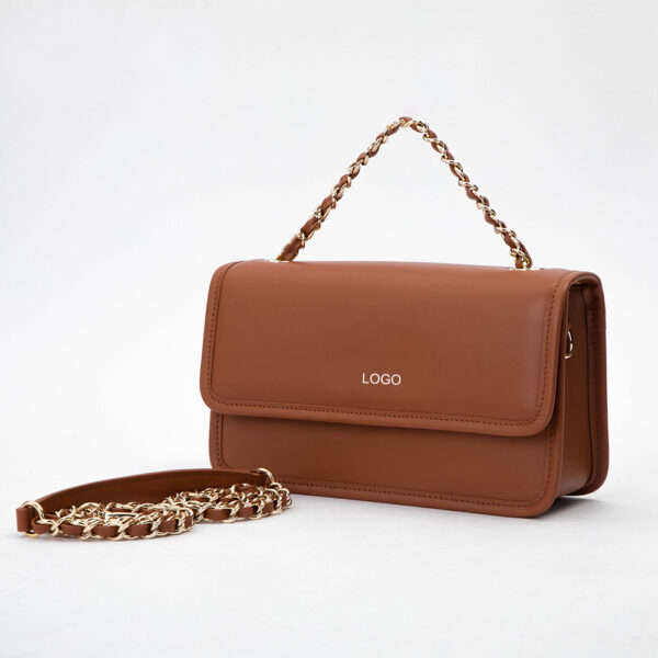 High Quality Custom Logo Women Luxury Calf Leather Messenger Bags G5878