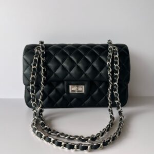 Luxury Women CF23 Classic Flap Bags Sheepskin Silver Buckle G1113