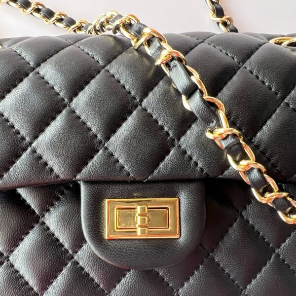 Luxury Women CF23 Classic Flap Bags Sheepskin Gold Buckle G1113