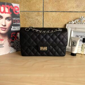 Luxury Women CF23 Classic Flap Bags Silver Buckle G1113