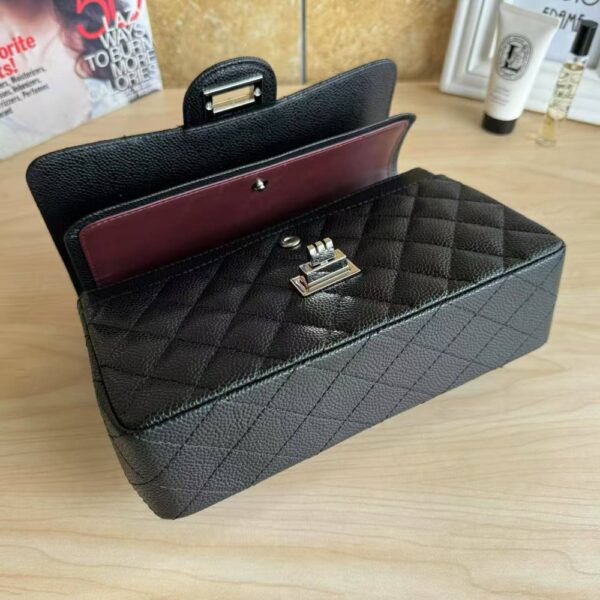 Luxury Women CF23 Classic Flap Bags Silver Buckle G1113
