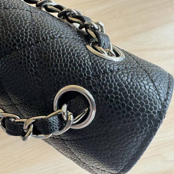 Luxury Women CF23 Classic Flap Bags Silver Buckle G1113