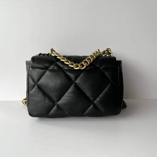 Luxury Women Shiny Lambskin Flap Bag Wholesale G1160 Black