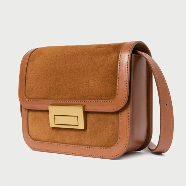 Custom Logo Women Suede Leather Messenger Bags G230726