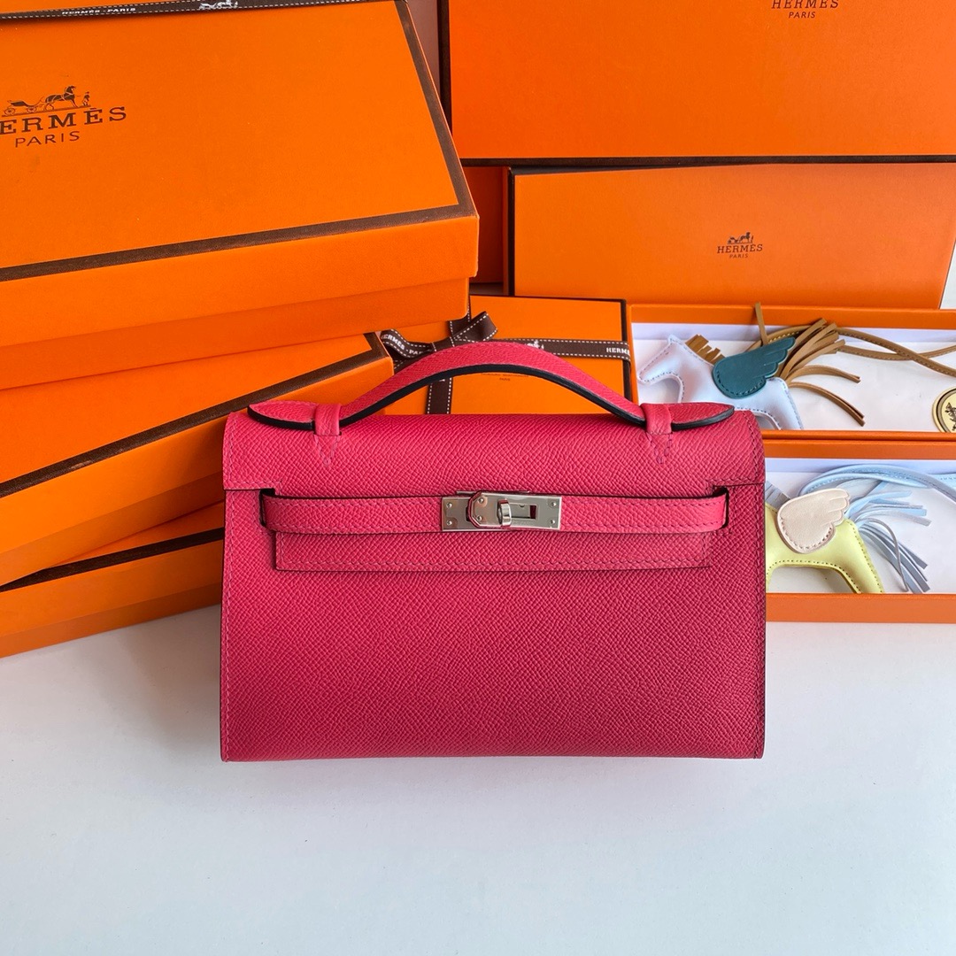 Hermes Mini Kelly Pochette Bag 22cm Epsom Leather 13 – Hermès Kelly Designer Bag Review & Style Guide